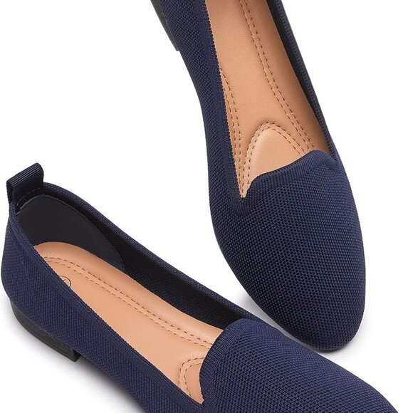 Women's Sparkly Flats Shoes Shiny Mesh Loafers Shoes Soft Memory Foam Flats - Picture 1 of 6